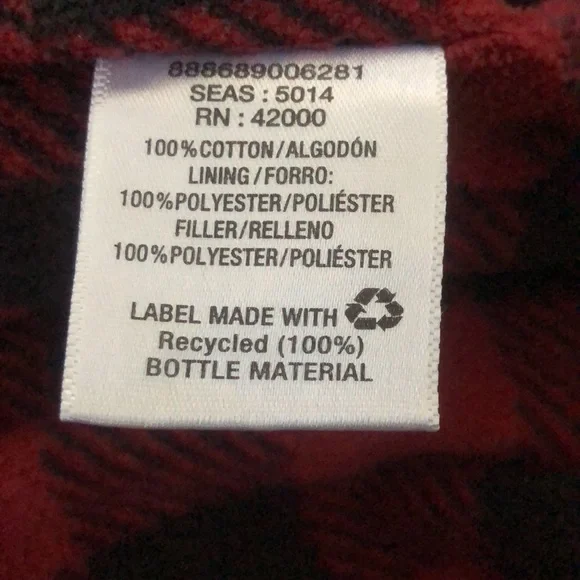 NORTHWEST Denim, buttons down fully Flannel Lined men’s Jacket size 4XL” - Picture 16 of 16